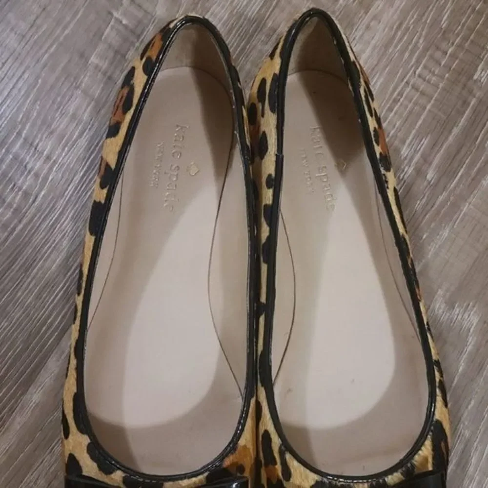 Kate Spade Tula Ballerina Leopard‎ Print Flats